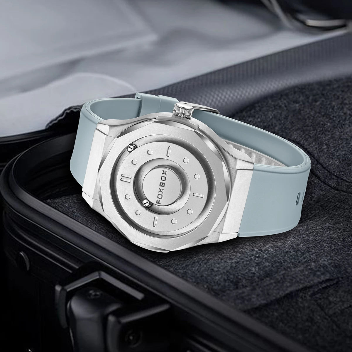 LIGE Creative Magnetic Men's Watch — Unique Quartz Wristwatch with Interchangeable Straps