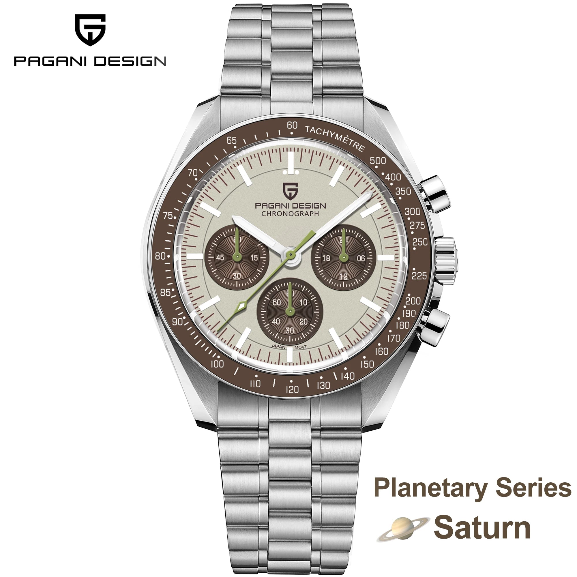 PAGANI DESIGN 1701 Moonwatch — Luxury Chronograph Quartz Wristwatch
