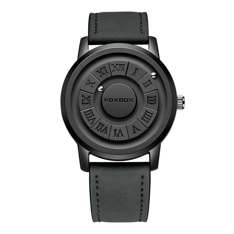 foxbox Magnetic Levitation Watch — Creative Floating Pointer Quartz Wristwatch