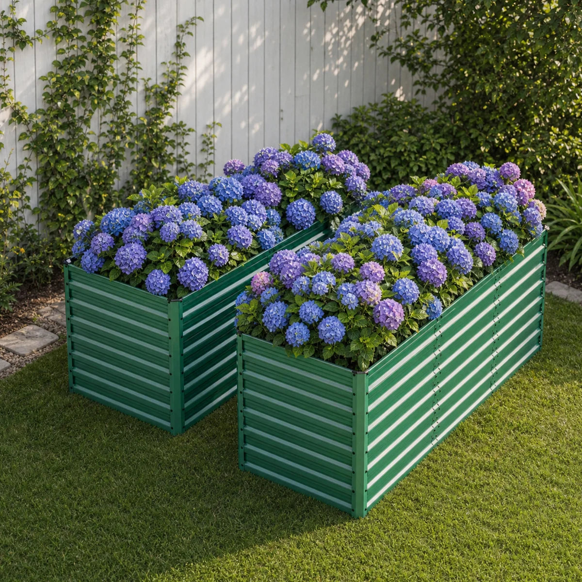 Metal Raised Garden Bed Kit — Rustproof Elevated Planter for Vegetables