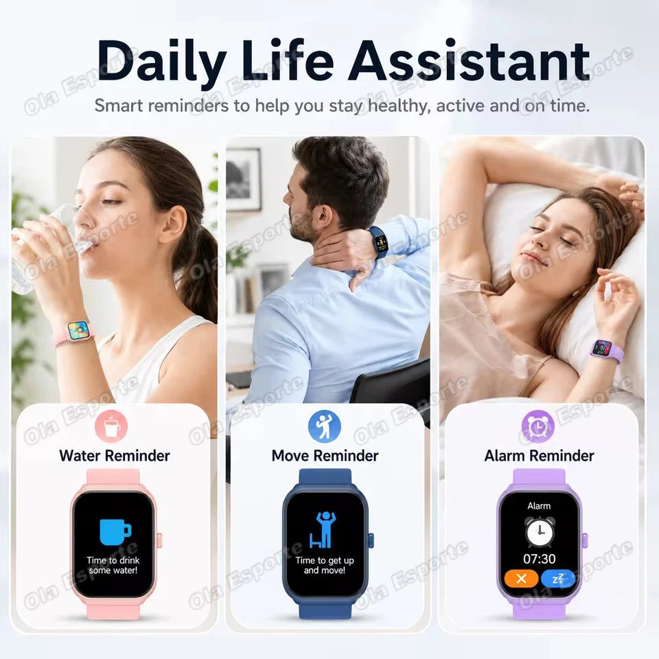 Ola Esporte Smart Watch — 2.01'' AMOLED Screen with Bluetooth Calling