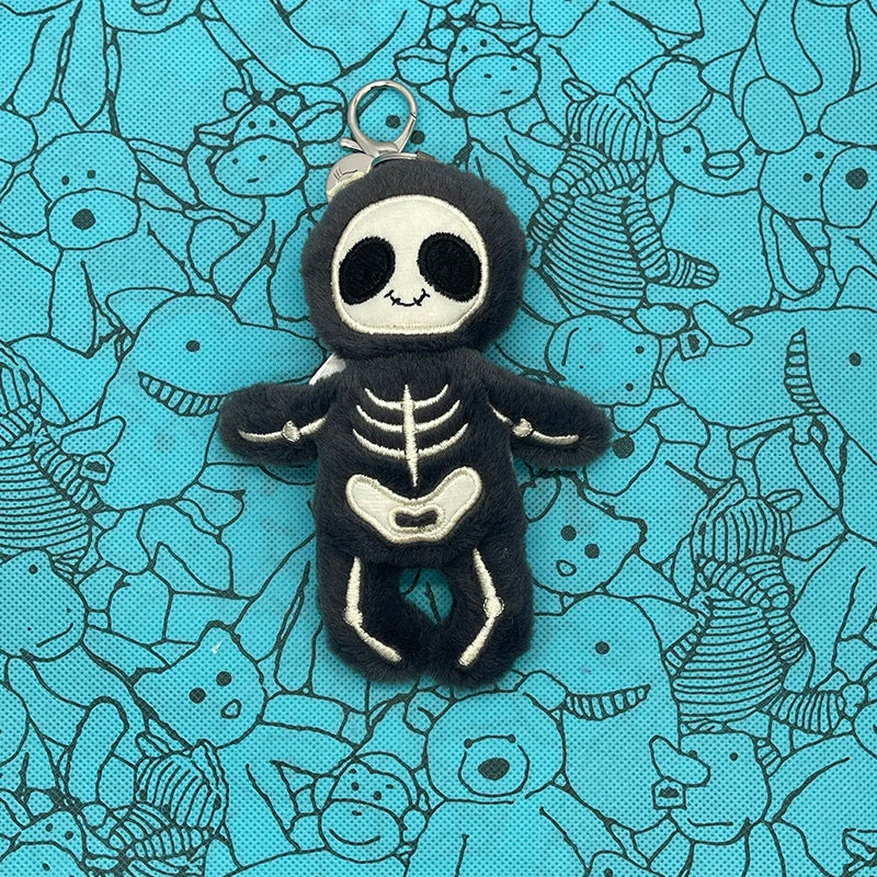 Assorted Plush Keychain Charms — Cute Animal & Food Bag Accessories