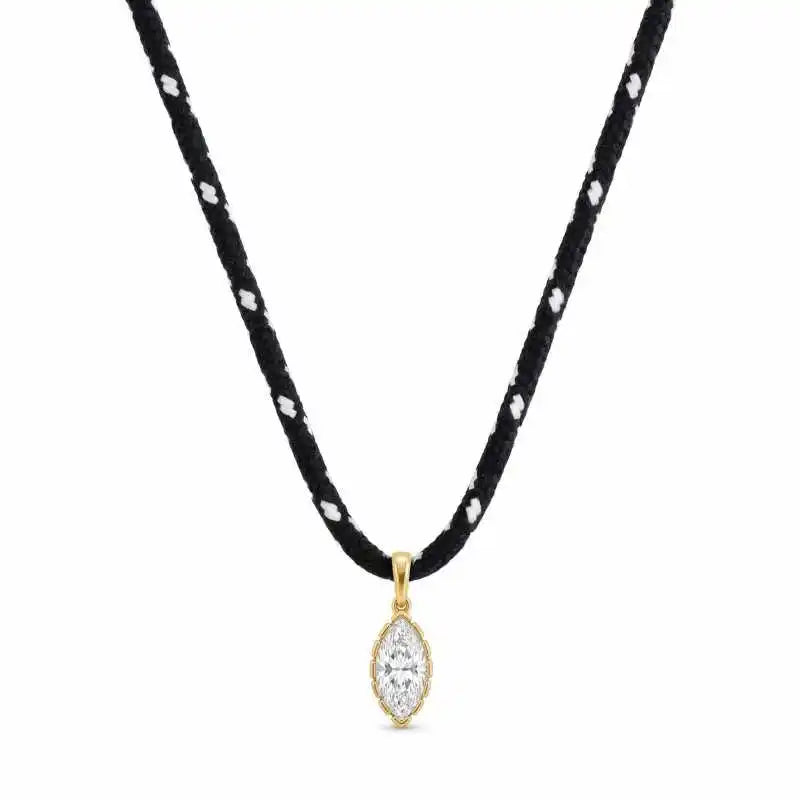 doyours Boho Multilayer Rope Chain Necklace — Gold Plated Zircon Pendant Jewelry