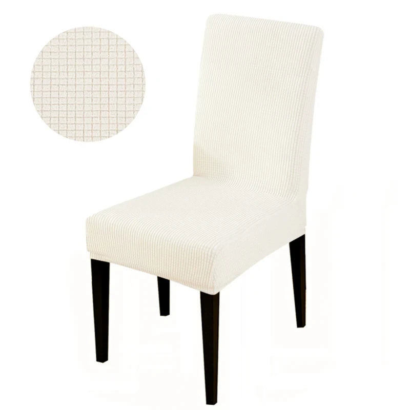 Universal Elastic Chair Cover — Stretchable Fabric Seat Protector