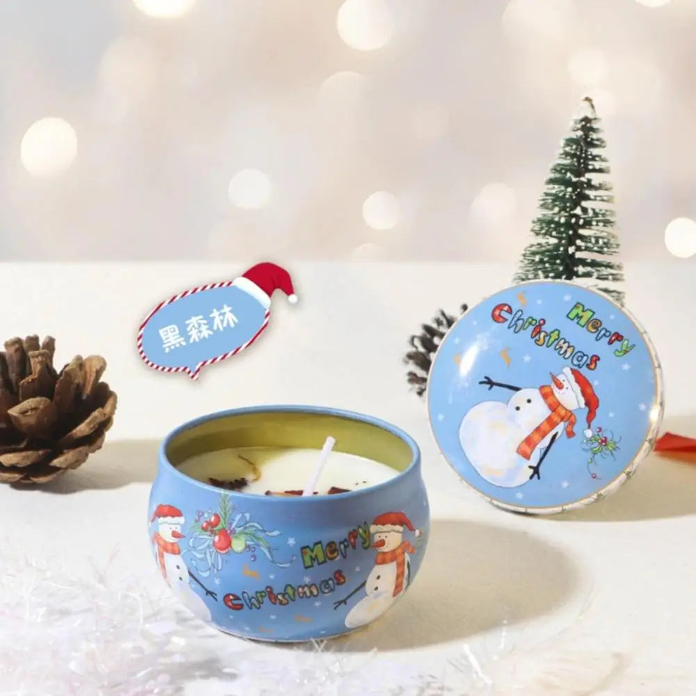 Christmas Scented Belly Jar Candle — Festive Aromatherapy Gift