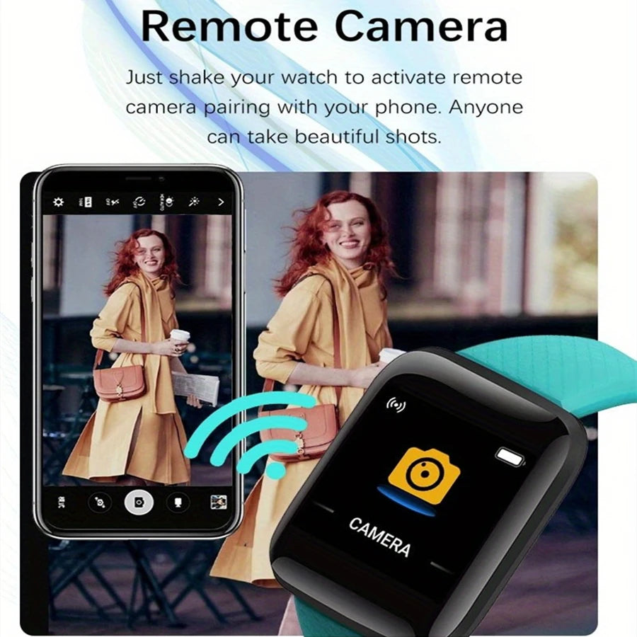 CHAONB Smartwatch Fitness Tracker — Heart Rate & Sleep Monitor, Unisex