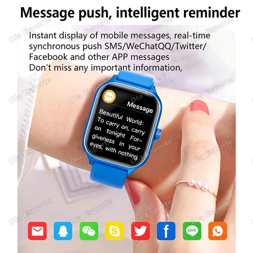 Ola Esporte Smart Watch — 2.01'' AMOLED Screen with Bluetooth Calling