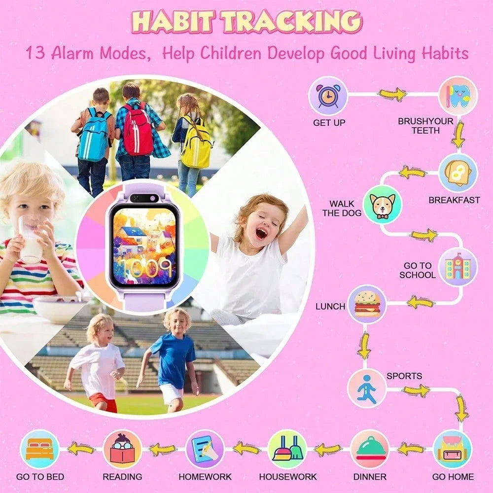 Smart Educational Touchscreen Watch — Multi-Function Digital Device for Teens