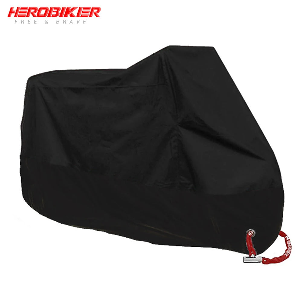 Waterproof Motorcycle Cover — All-Weather Dustproof & UV Protective Coat