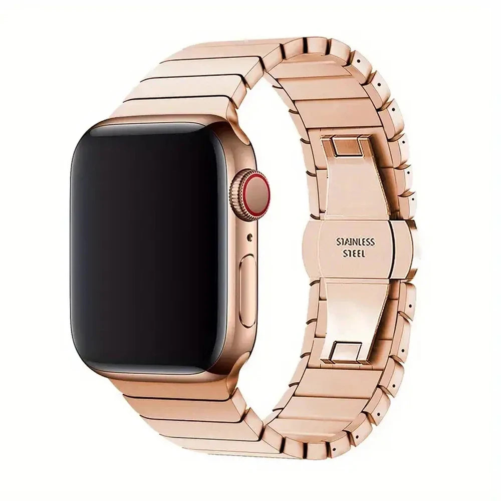 LHDWY Stainless Steel Watch Band — Elegant Bracelet Strap for Smartwatches