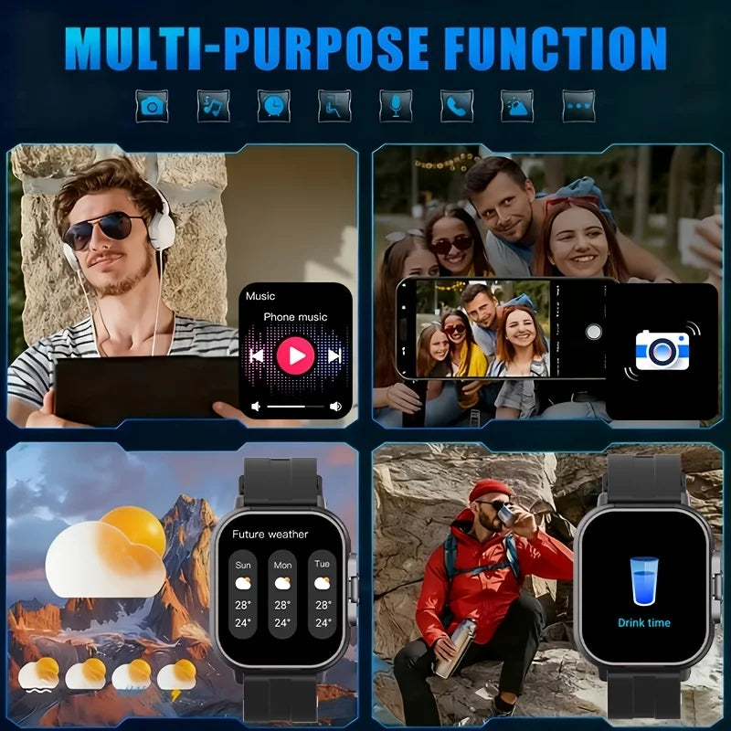 ERUN 2-in-1 Smart Watch — Integrated Wireless Earbuds & AI Translation
