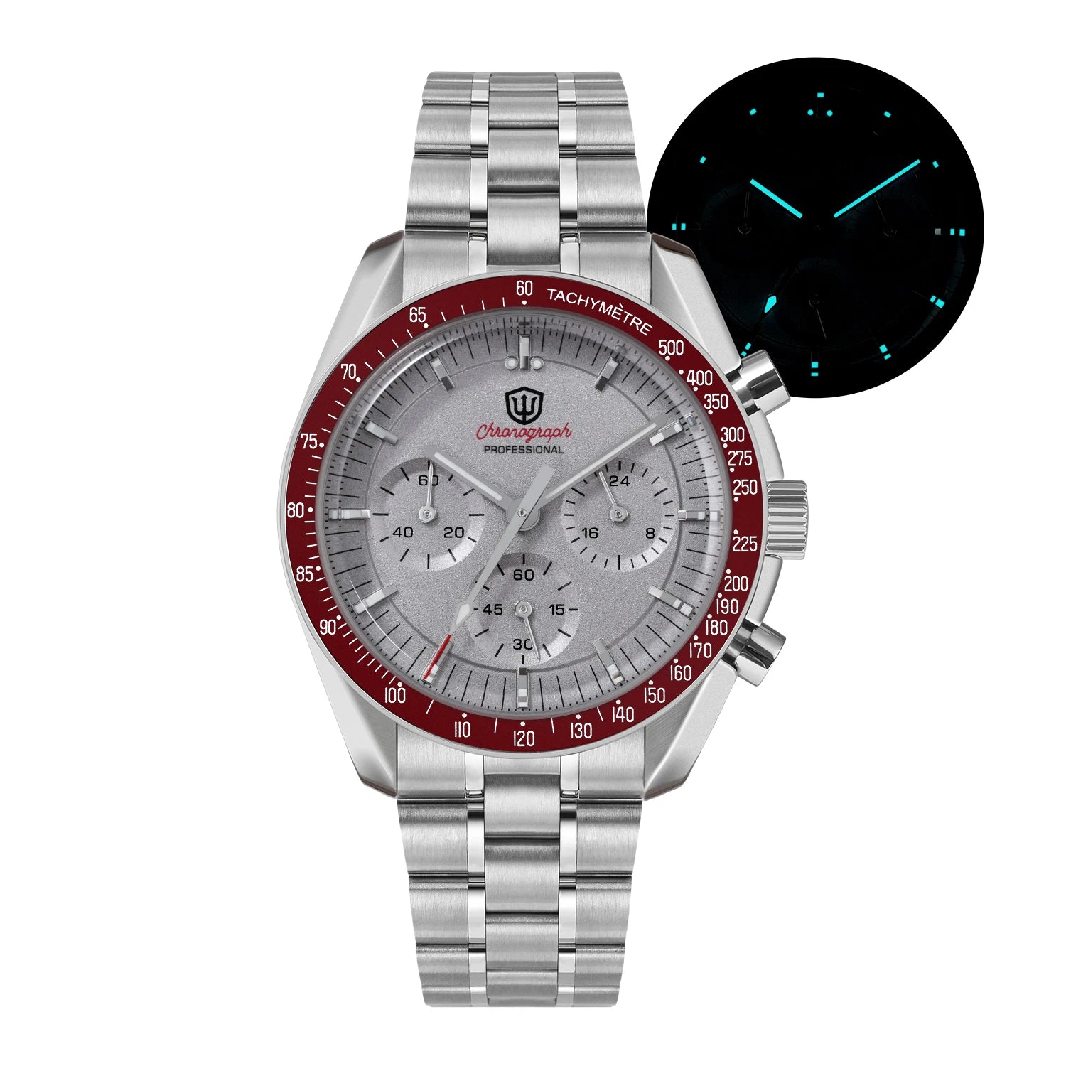 Watchdives WD1863A Chronograph Watch — Sapphire Crystal & Stainless Steel
