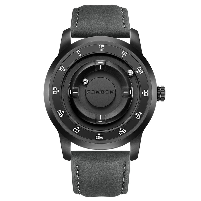 foxbox Planet Design Quartz Watch — Floating Magnetic Pointer Men's Timepiece