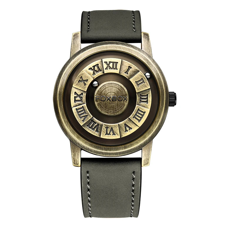 foxbox Magnetic Levitation Watch — Creative Floating Pointer Quartz Wristwatch