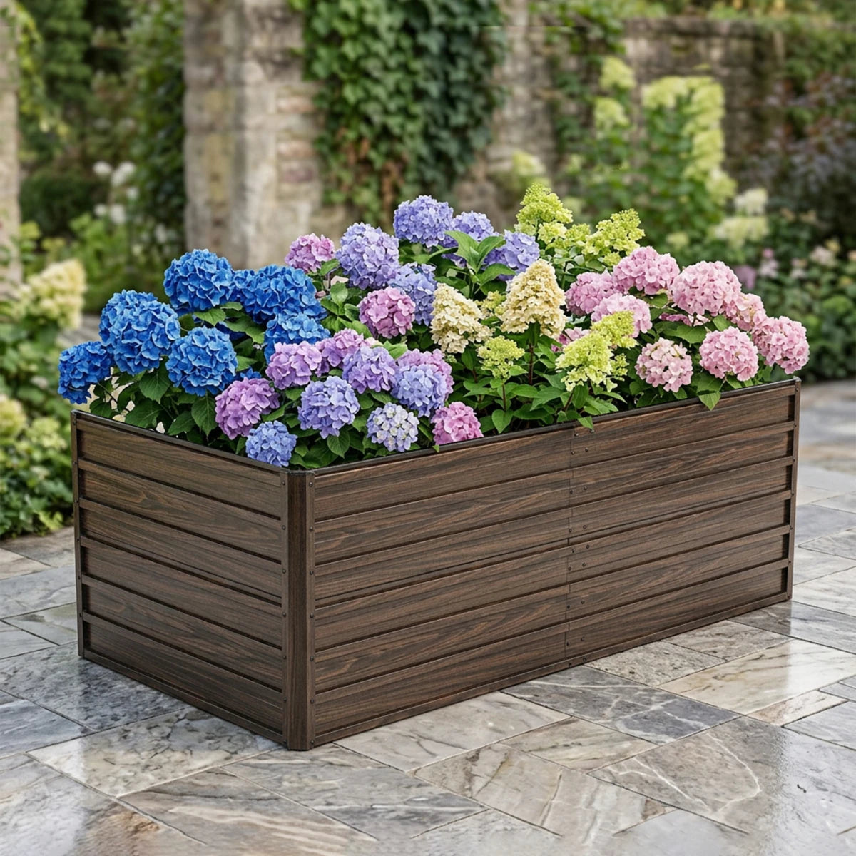 Metal Raised Garden Bed Kit — Rustproof Elevated Planter for Vegetables