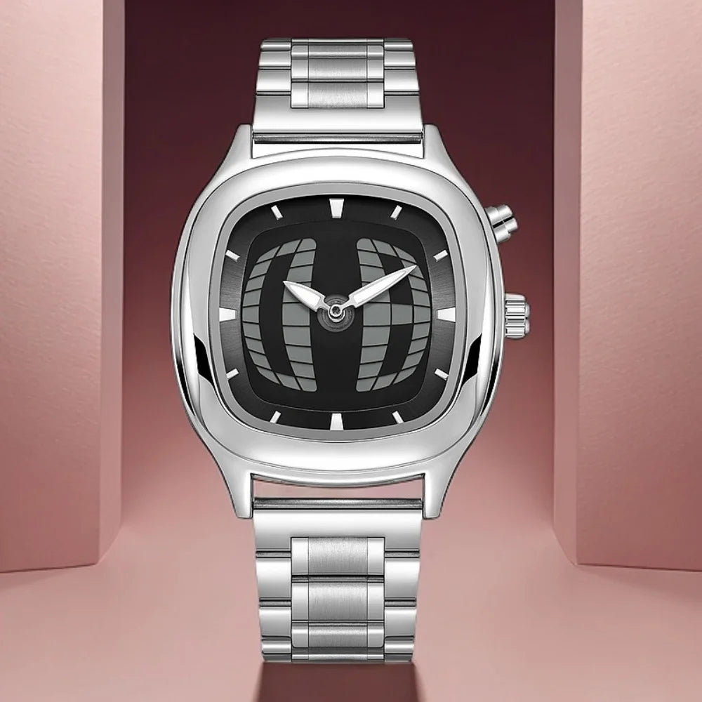 ZBJP Dual Display Quartz Watch — Y2K Style Waterproof Wristwatch