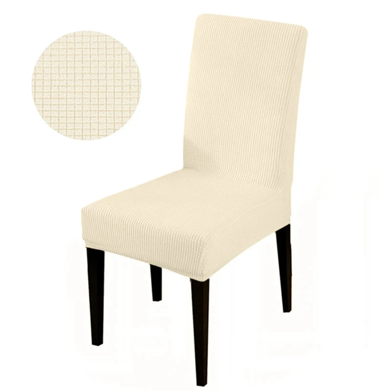 Universal Elastic Chair Cover — Stretchable Fabric Seat Protector