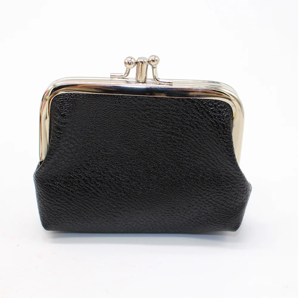 Floral Print Canvas Coin Purse — Compact Mini Pouch for Keys and Cards