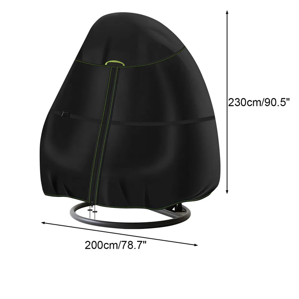 Patio Hanging Egg Chair Cover — Waterproof Heavy Duty Swing Seat Protector