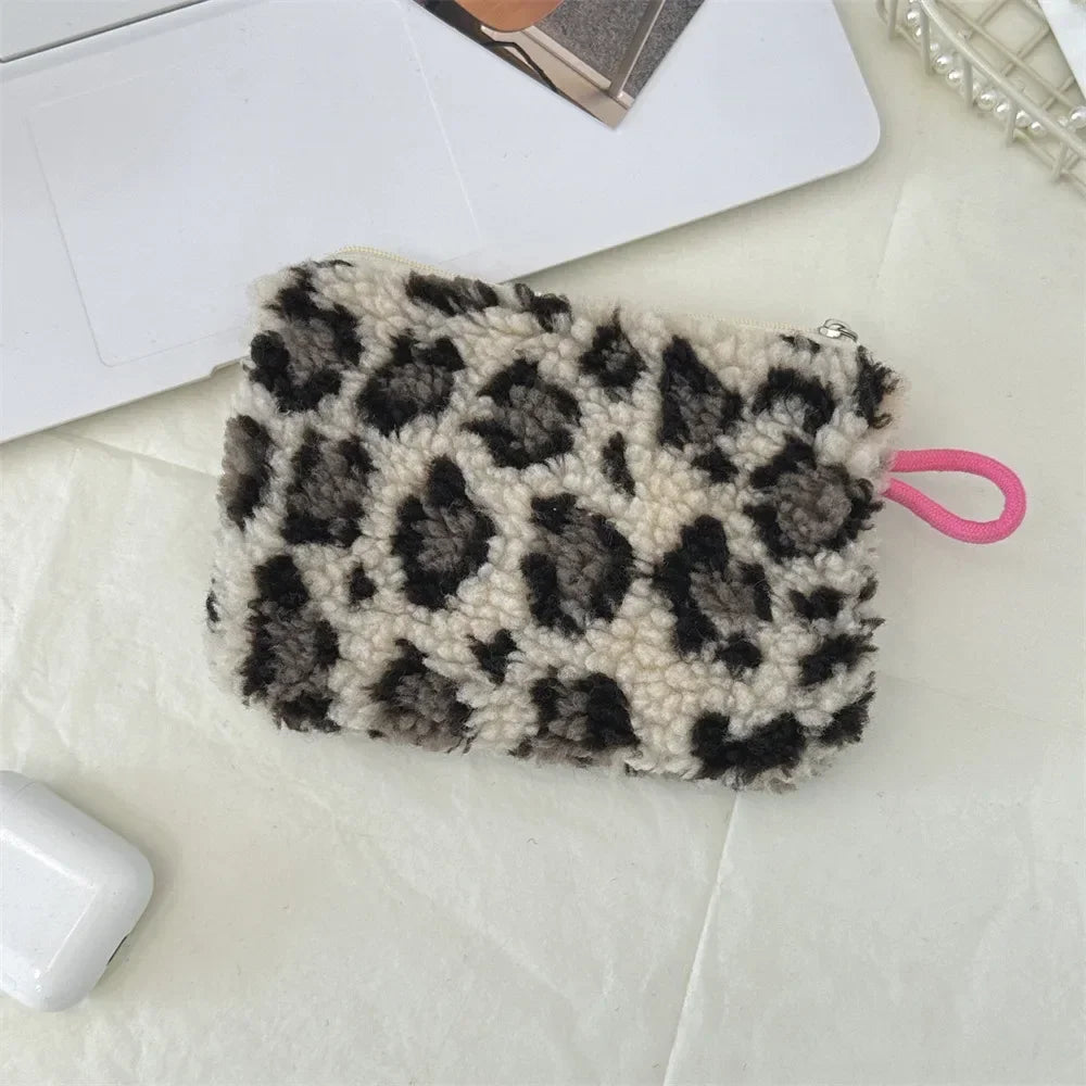 SOZAKKA Floral Canvas Coin Purse — Compact Zippered Change Pouch
