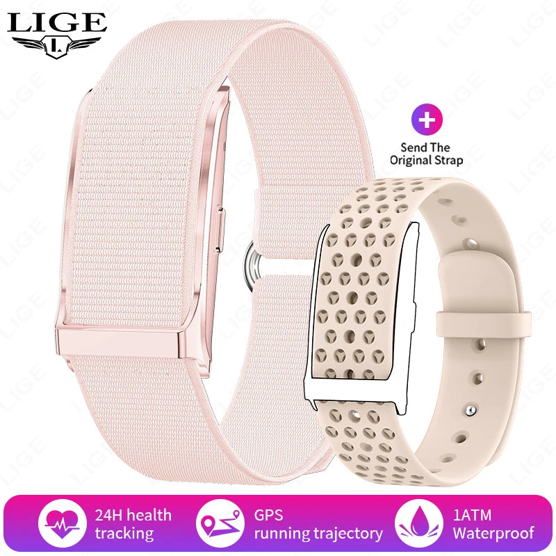 LIGE Smart Watch — Fitness Tracker with Heart Rate & Blood Oxygen Monitor