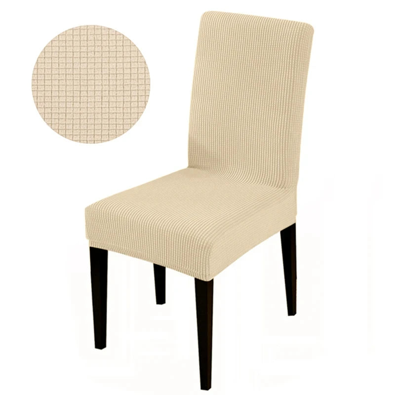 Universal Elastic Chair Cover — Stretchable Fabric Seat Protector