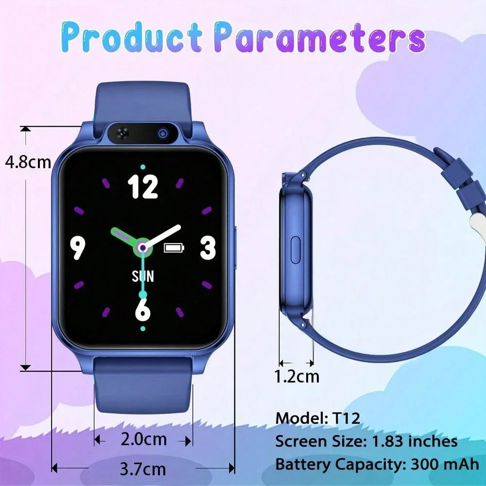 Smart Educational Touchscreen Watch — Multi-Function Digital Device for Teens