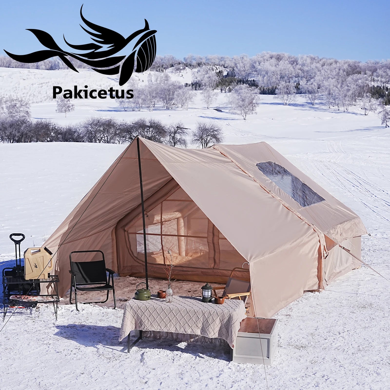 Pakicetus Inflatable Camping Tent — Luxury Glamping Gear for Families