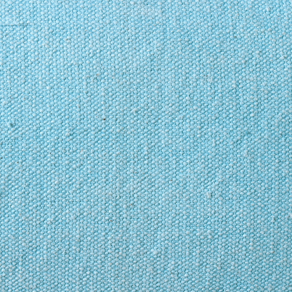 Set of Two 20" Blue Cotton Throw Pillows