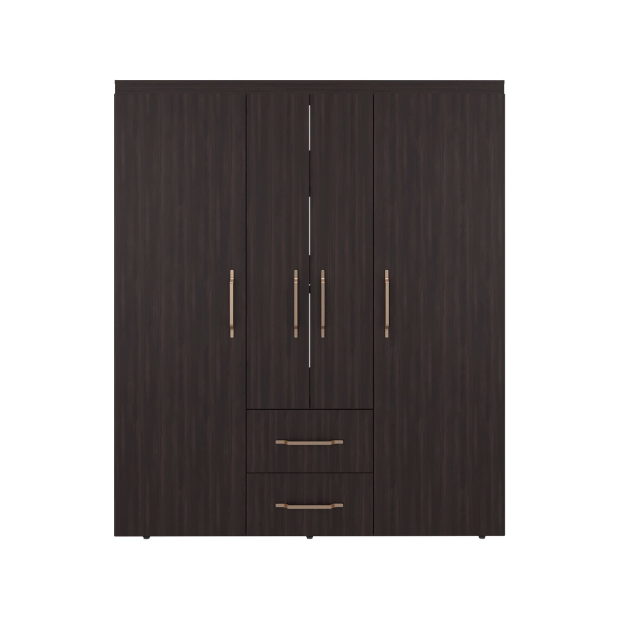 Two Piece Brown Bedroom Set