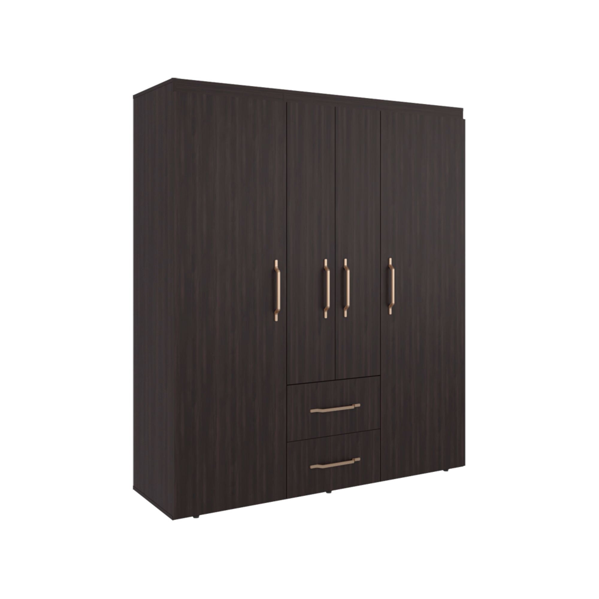 Two Piece Brown Bedroom Set