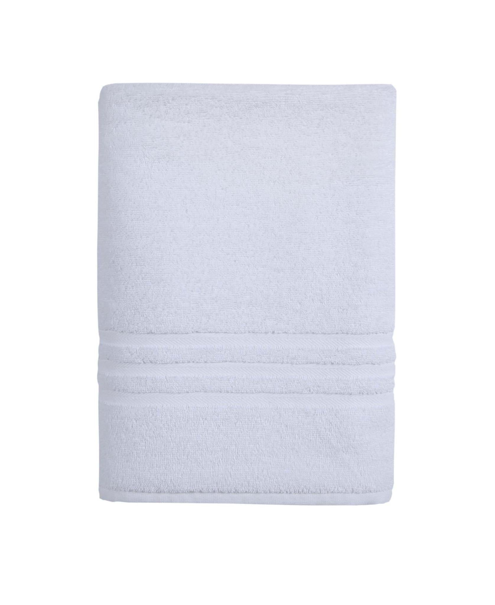 White Turkish Cotton 27" X 54" Bath Towel
