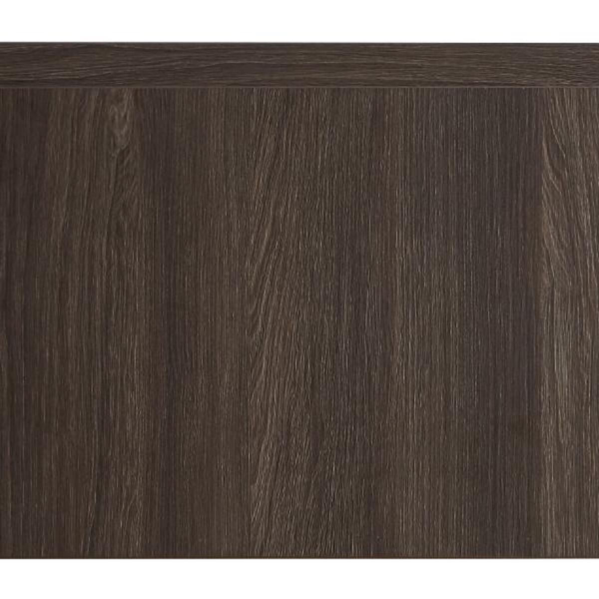 35" Brown Wood Floating Single Door Bathroom Vanity