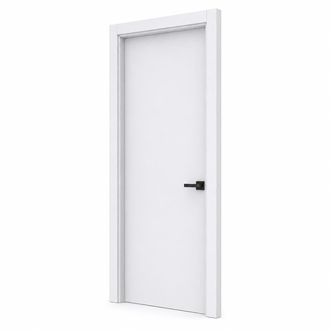 80" X 24" White PVC Slab Door