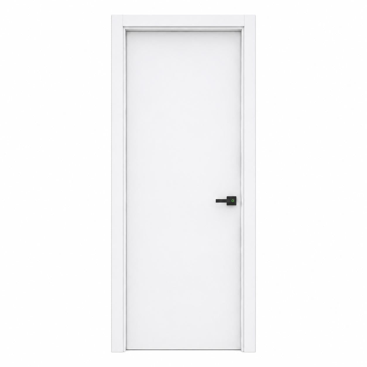 80" X 32" White PVC Slab Door