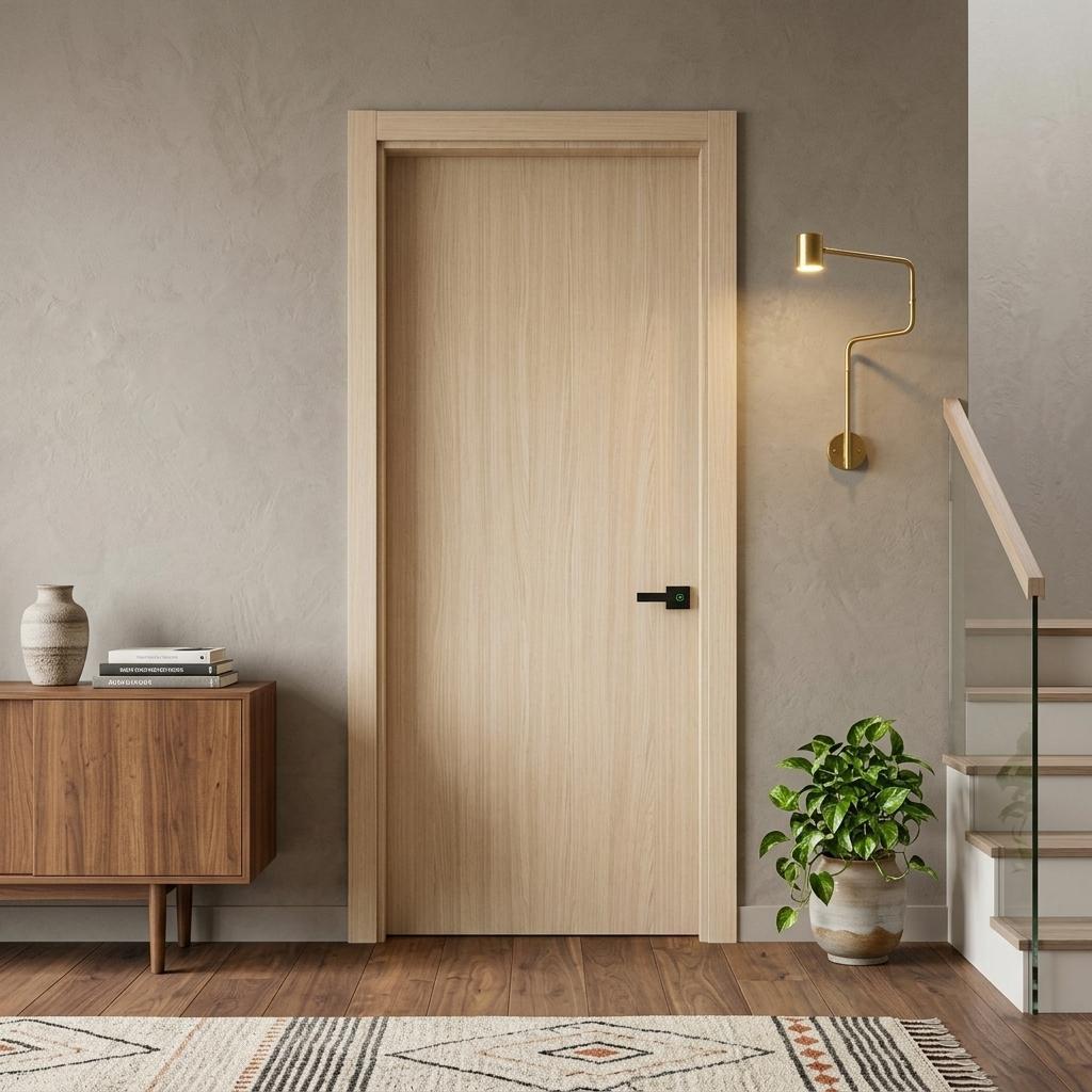 80" X 32" Oak PVC Slab Door