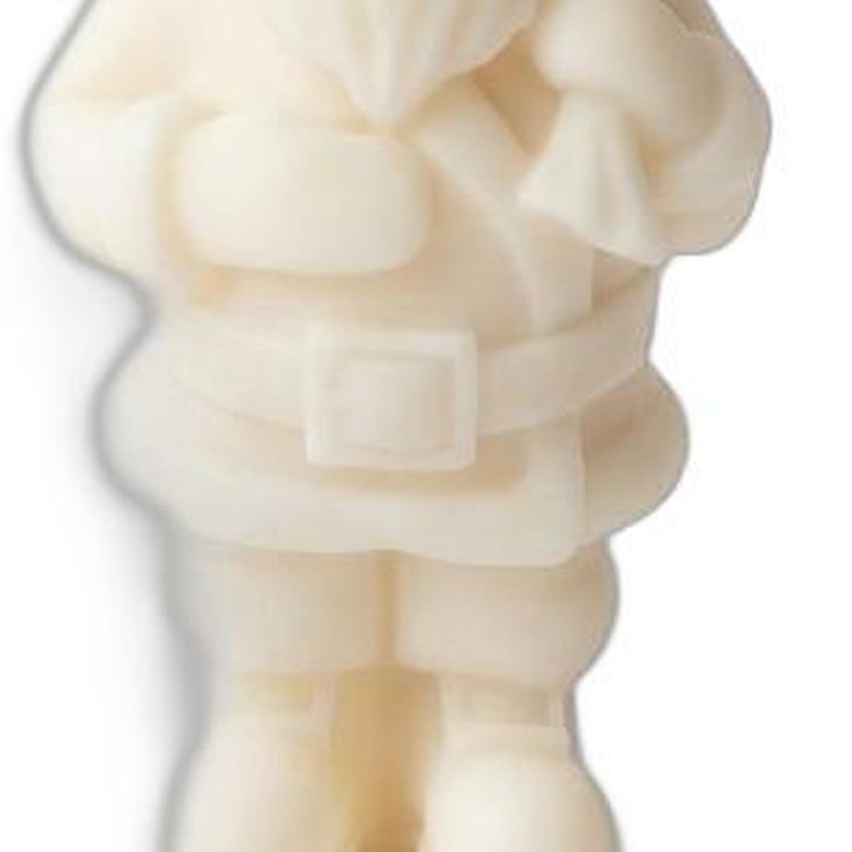 4" Ivory Mistletoe Scented Dimensional Form Candle Novelty Novelty