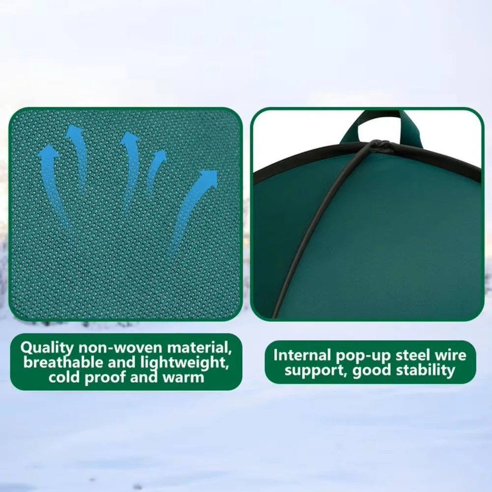 Pop Up Plant Protection Tent — Reusable Winter Frost Cover