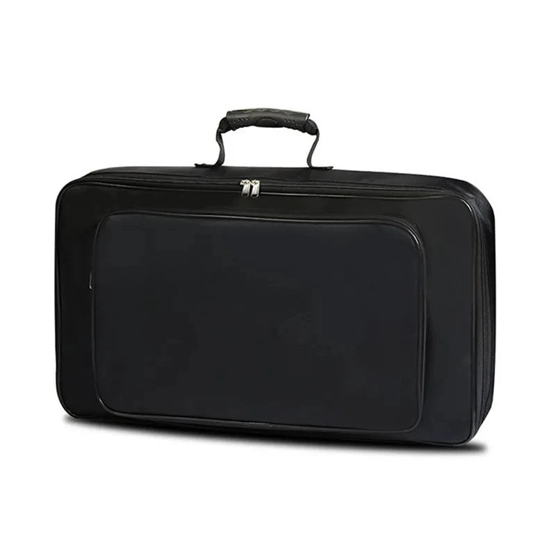 Guitar Pedalboard Carrying Case — Portable Effects Pedal Bag, Black