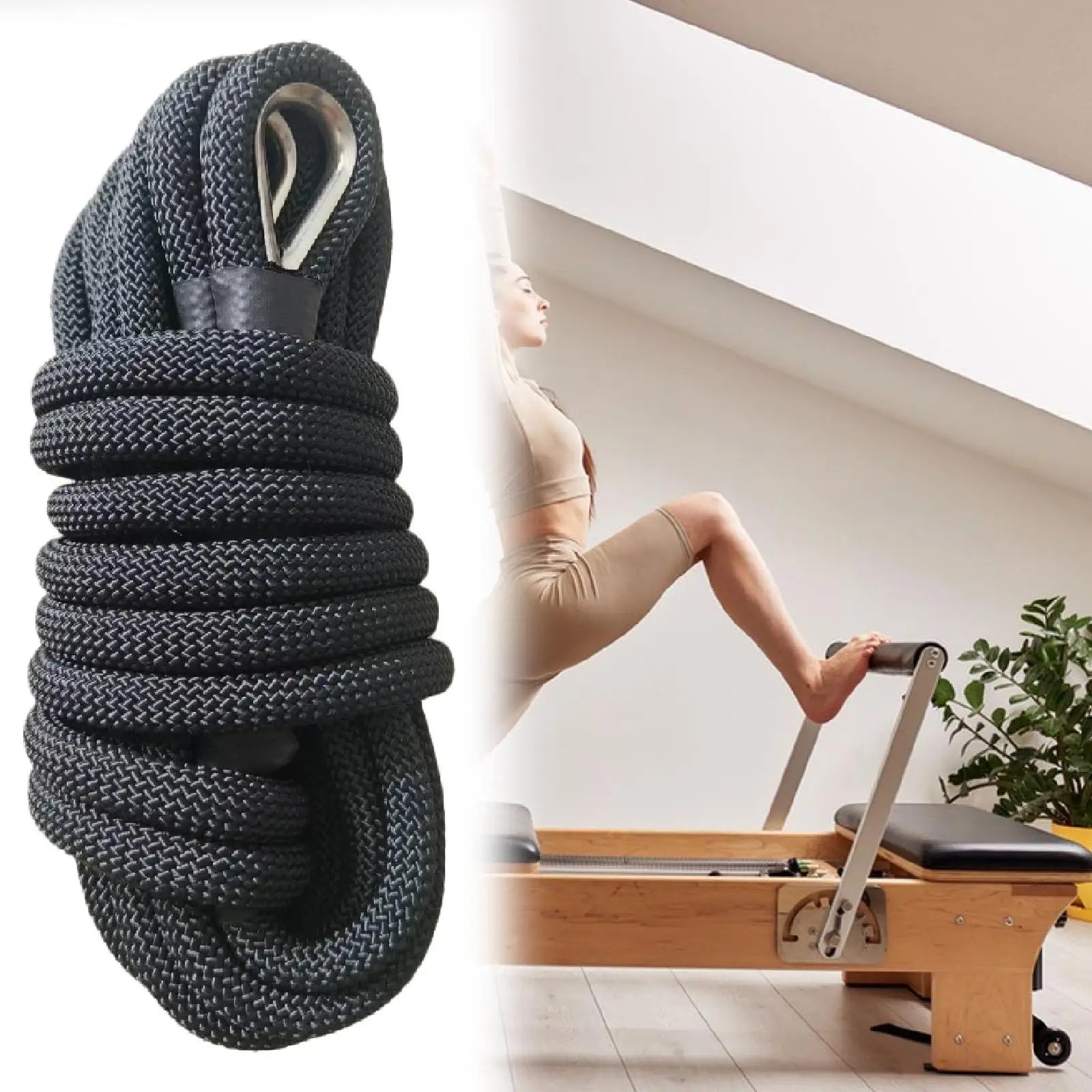 MagiDeal Pilates Reformer Pull Rope — Durable Nylon Exercise Strap