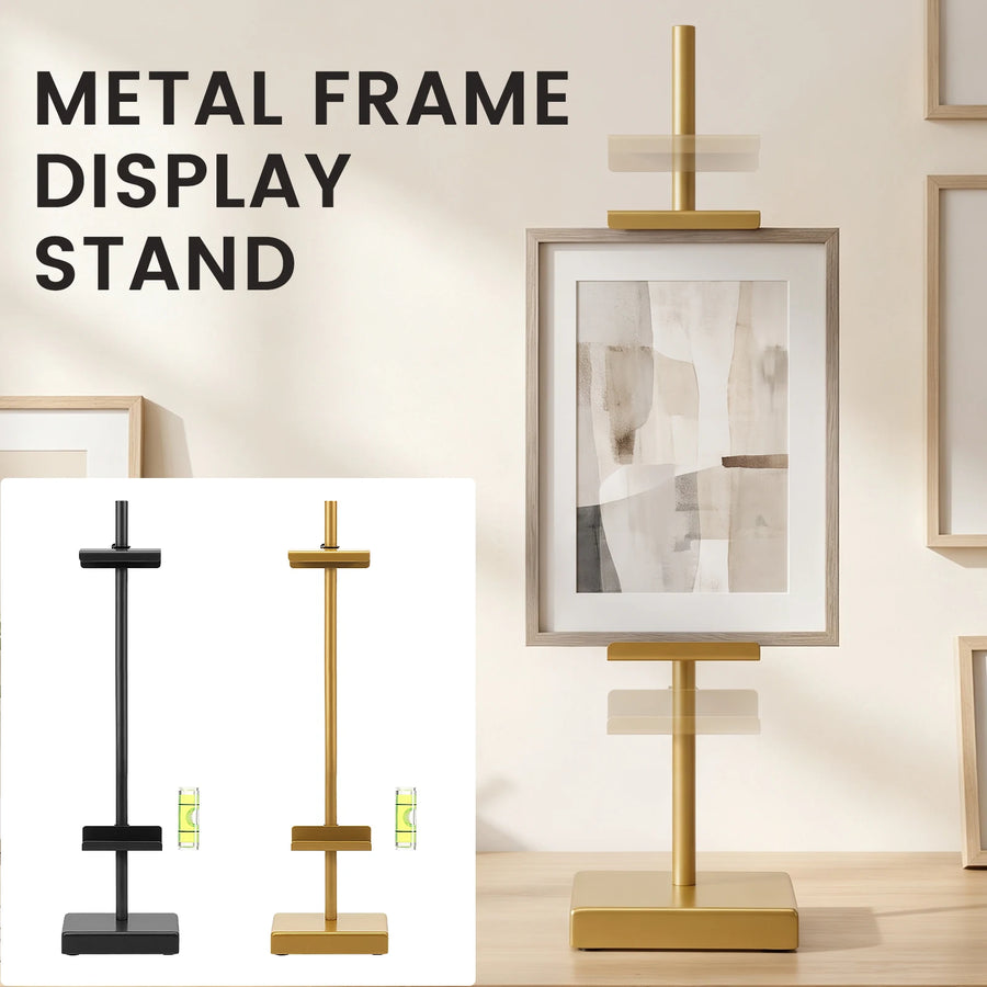 Metal Tabletop Easel Stand — Adjustable Frame Holder for Art & Decor