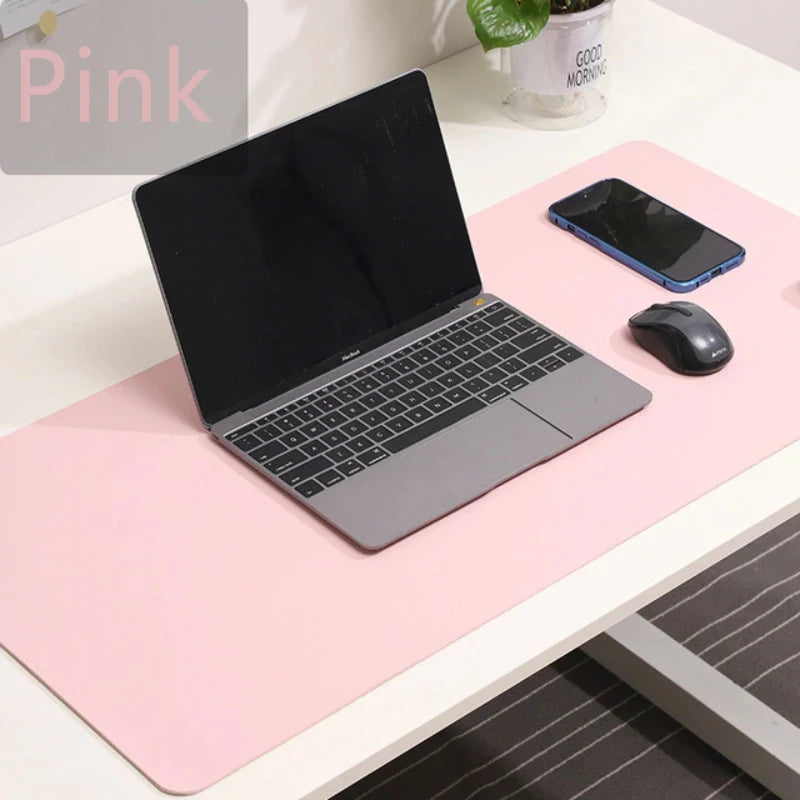Leather Desk Mat — Waterproof Non-Slip Mousepad for Home Office