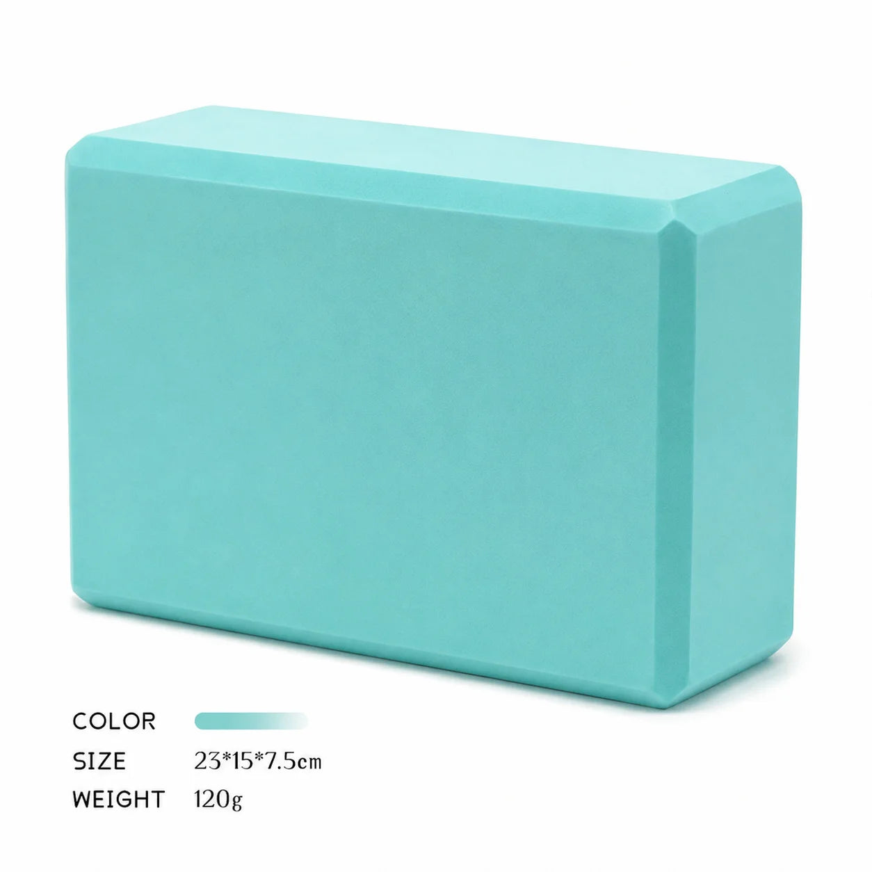 High-Density Foam Yoga Block — Support Cushion for Pilates and Stretching