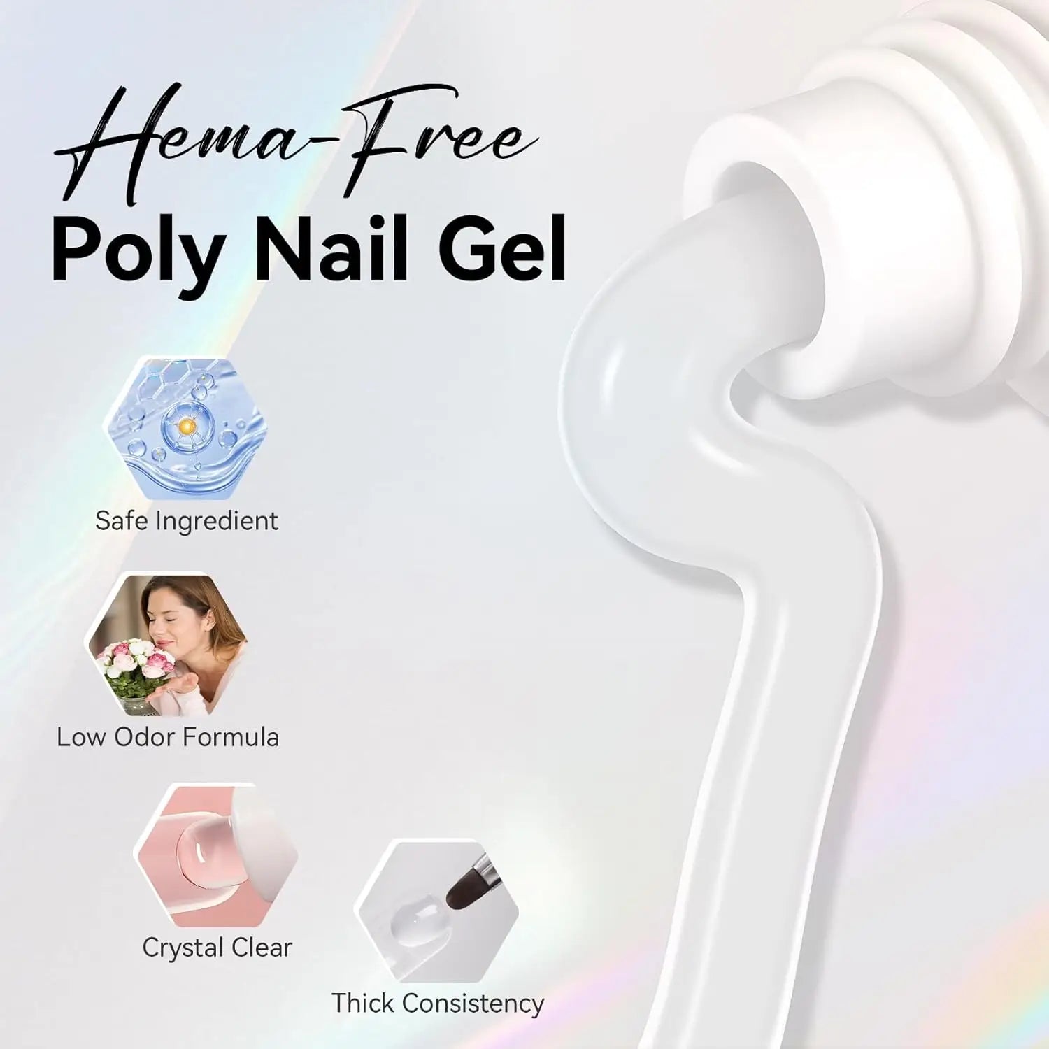 Makartt Poly Nail Extension Gel — Long-Lasting Builder Gel for DIY Manicures