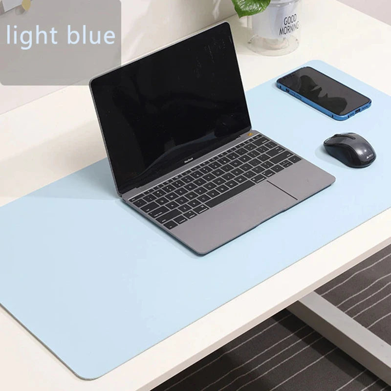 Leather Desk Mat — Waterproof Non-Slip Mousepad for Home Office