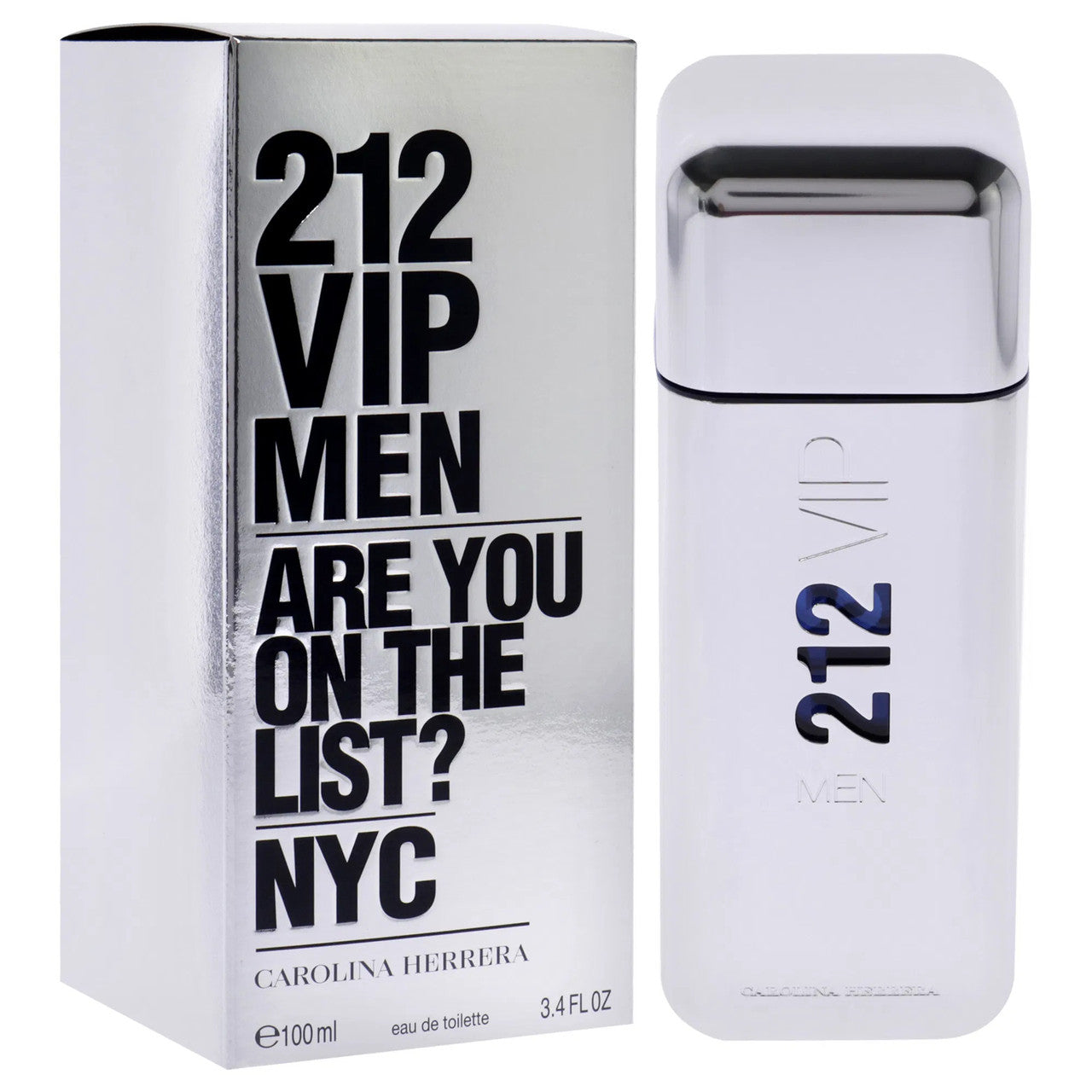 212 Vip Men by Carolina Herrera, 3.4 oz EDT Spray for Men