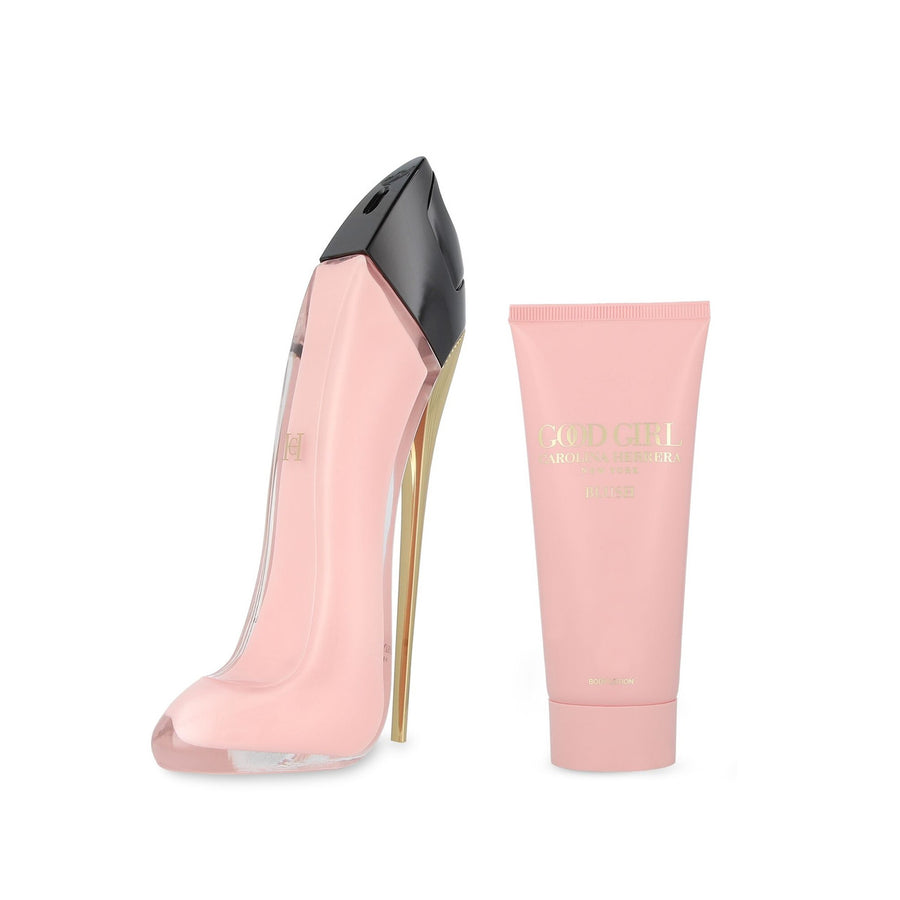 Good Girl Blush 2 pcs Set: 2.7 Eau de Parfum Spray + 3.4 Body Lotion by Carolina Herrera for Women