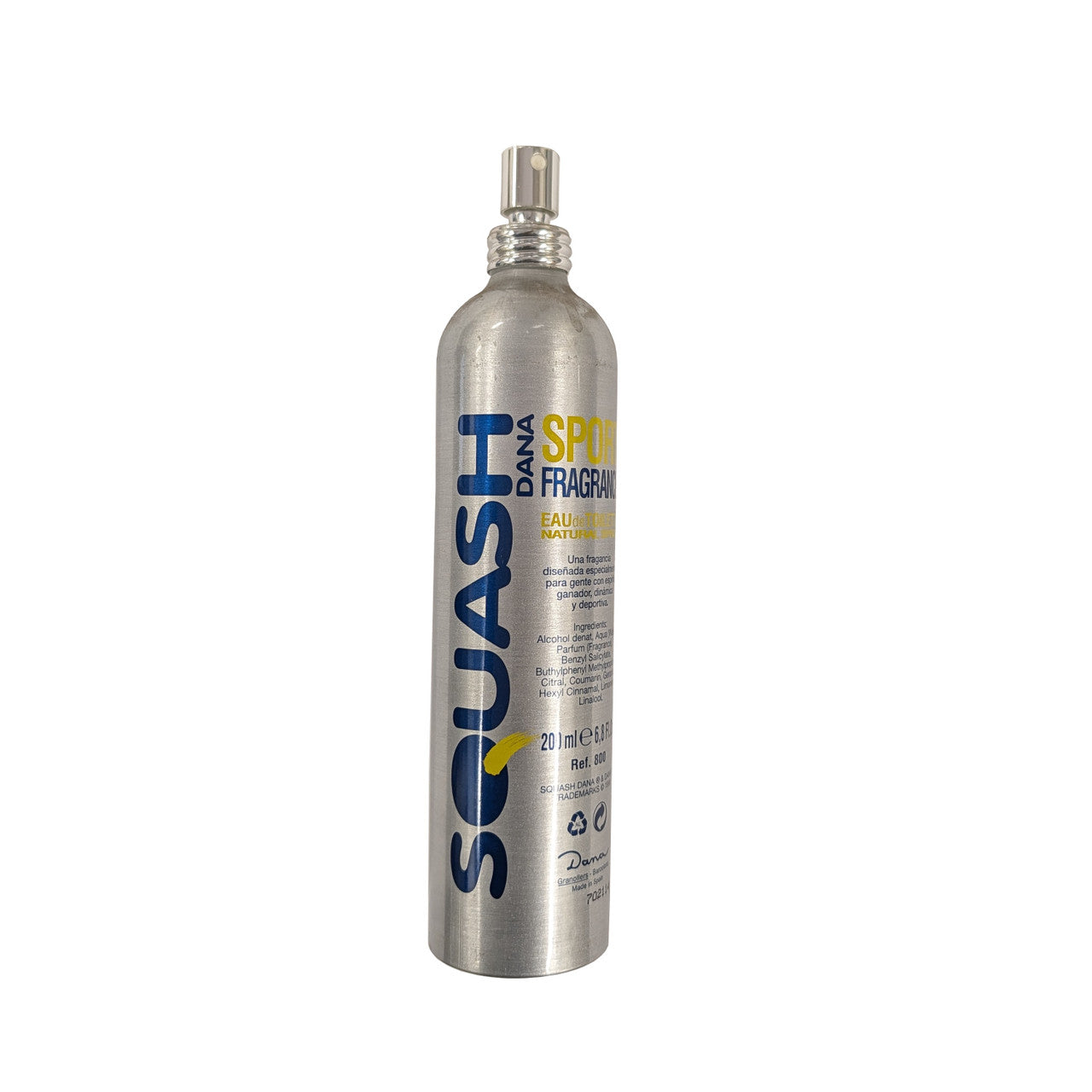 Sport Squash Tester by Dana, 6.8 oz EDT Spray for Men
