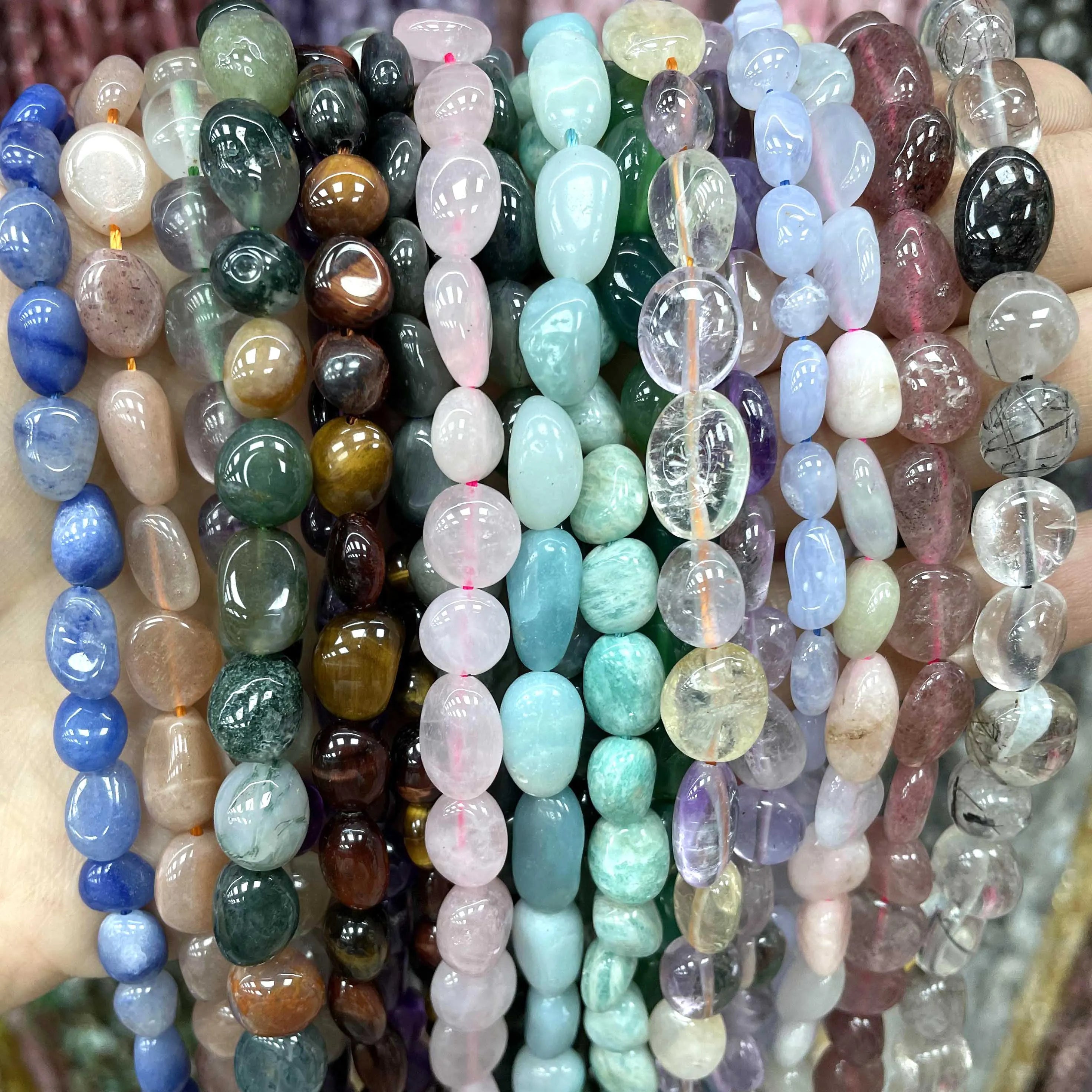 Natural Irregular Stone Beads — Assorted Gemstone Jewelry Making Supplies