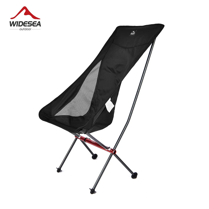 Widesea Folding Camping Chair — Portable Leisure Seating for Outdoor Travel